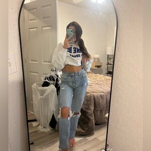 PLT high waisted jeans